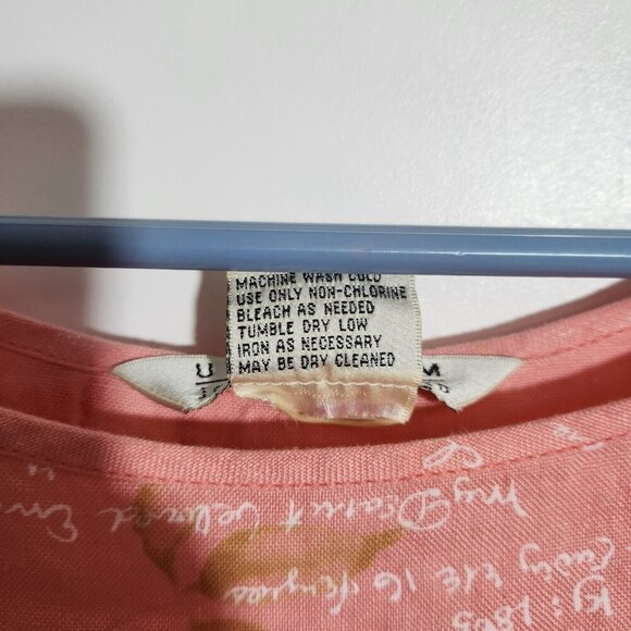 Vtg 90s Uniform John Paul Richards Size M Linen Dress Jacket Blouse Set - Picture 8 of 8